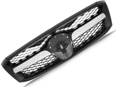 Grade hilux 05 08 preta friso cromado
