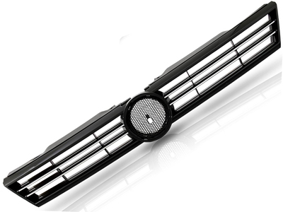 Grade jetta 11 15 preta friso cromado