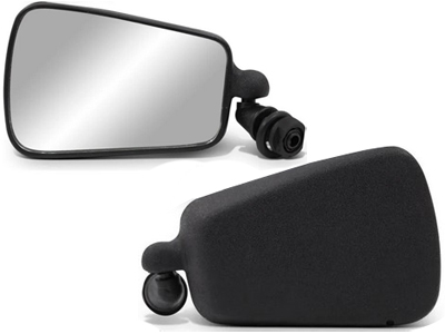 Retrovisor ext brasilia le pe plastico preto