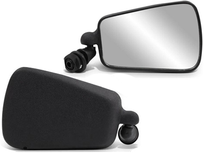 Retrovisor ext brasilia ld pe plastico preto