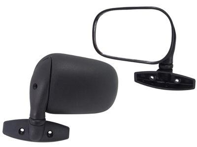 Retrovisor Ext Universal Wind Reversível (Preto)