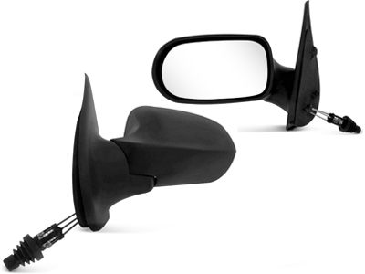 Retrovisor ext palio 01 03 4p le c c preto