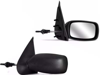 Retrovisor ext fiesta 96 02 ld c c preto