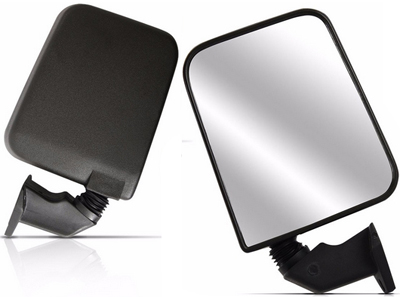 Retrovisor ext fiorino 88 96 ld fixo preto