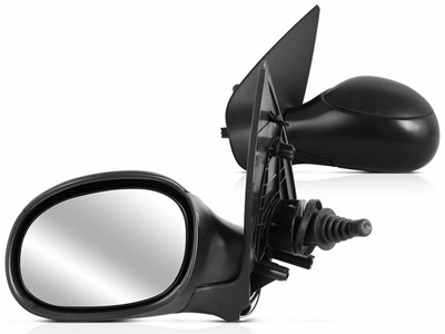 Retrovisor ext peugeot 206 99 e 207 08 le c c preto