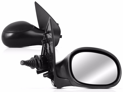 Retrovisor ext peugeot 206 99 e 207 08 ld c c preto