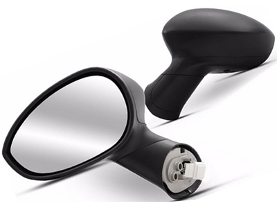 Retrovisor ext punto linea fiat 500 le c c eletrico preto