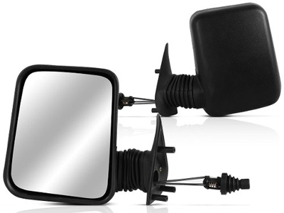 Retrovisor ext fiorino 97 10 le c c preto