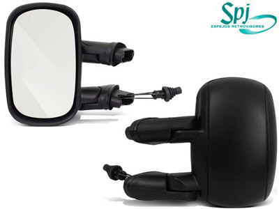Retrovisor ext doblo 01 09 le c c preto