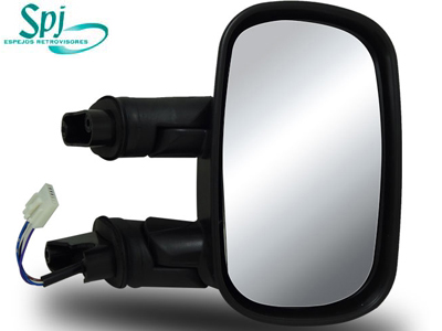 Retrovisor Ext Doblo 02/ LD c/c (Elétrico - Preto)