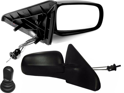 Retrovisor ext santana 98 ld c c preto