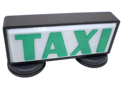 Luminoso taxi grande