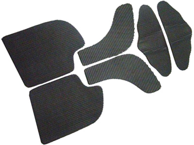 Polaina Fusca Preta (6 Peças)