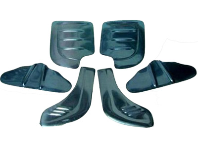 Polaina Fusca Alumínio Estampada (6 Peças)