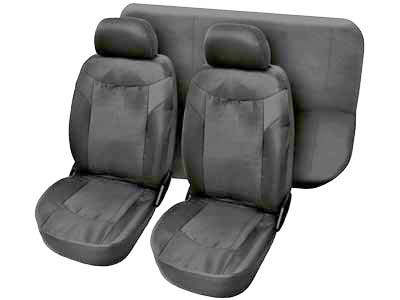 Capa banco 2 apoios cabeca cinza