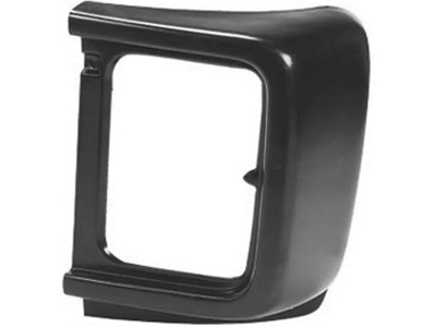 Moldura farol mbb cara preta 1113 2219 le plastico