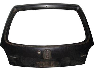 Tampa traseira corsa hatch 02 2p usada preta