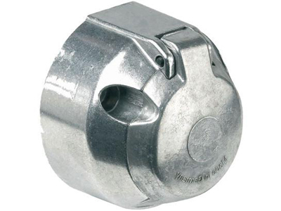 Tomada Força Reboque (Fêmea - Cromada - 6 Polos)