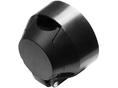 Tomada Força Reboque (Fêmea - Preta - 7 Polos)