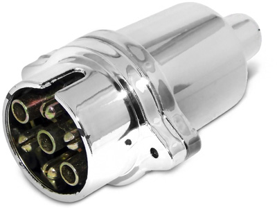 Tomada Força Reboque (Macho - Cromada - 7 Polos)