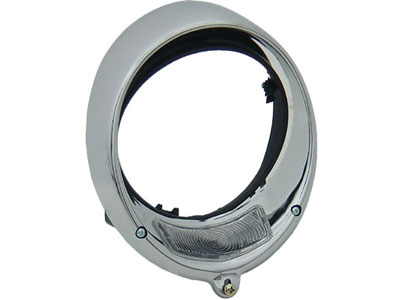 Aro farol fusca 63 72 tremendao cromado plastico
