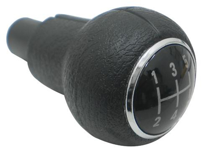 Bola Câmbio VW Ré P/Tras (5 Marchas - Preta/Cromado)