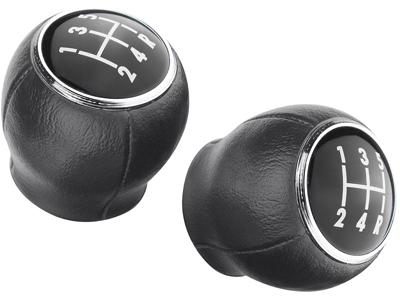 Bola Câmbio GM Ré P/Tras (5 Marchas - Preta/Cromado)