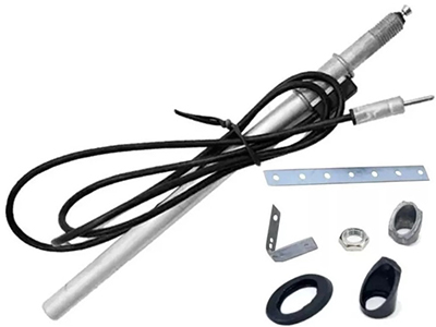 Antena fusca gol 00 05 4 estagios cromada