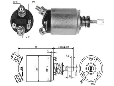 Automatico partida caminhao mbb e tratores valmet bosch