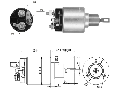 Automático Partida Kadett/Corsa/Astra/Vectra/Omega (Bosch)
