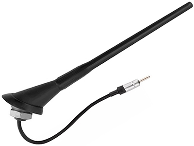 Antena teto gol 08 09 6mm preta c cabo