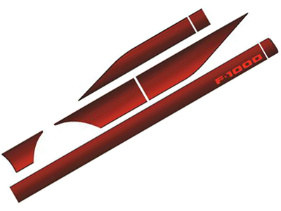 Faixa f 1000 89 vermelha