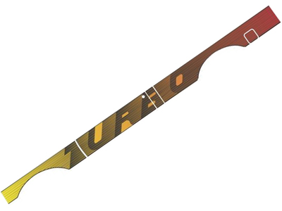 Faixa f 1000 93 turbo amarela