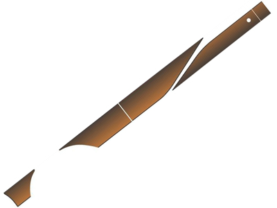 Faixa f 4000 89 laranja