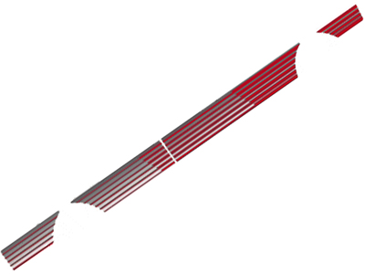 Faixa pampa 94 vermelha