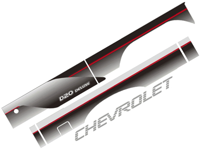 Faixa d 20 96 cabine dupla curta vermelha