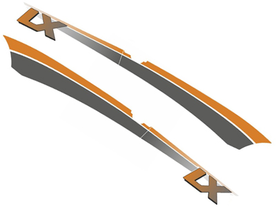 Faixa Fiorino LX 94 Laranja (Jogo)