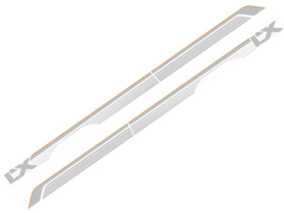 Faixa fiorino lx 90 prata jogo