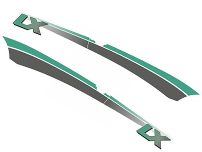 Faixa fiorino lx 94 verde jogo