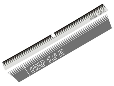 Faixa uno 1 6r prata