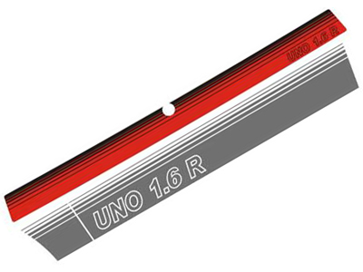 Faixa Uno 1.6R Vermelha (Jogo)