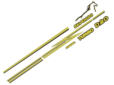 Faixa Silverado D-20 2000 (Jogo)