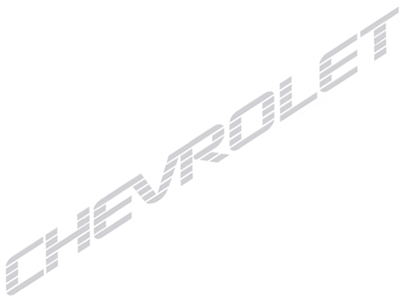 Faixa D-20 Prata (Chevrolet - Tampa Traseira)