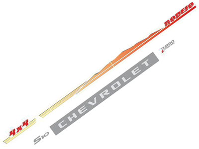 Faixa s 10 rodeio cabine dupla 2006 prata
