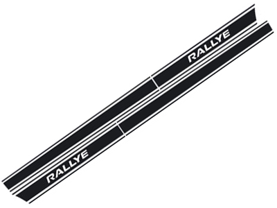 Faixa Gol Rallye 2011 Preta (Jogo)