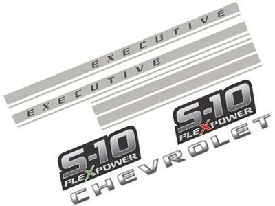 Faixa s 10 executive flexpower cabine dupla 2009 prata