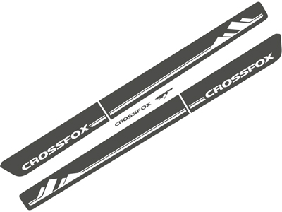 Faixa crossfox 2012 prata