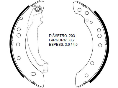Lona Freio C3 02/ (Patim)