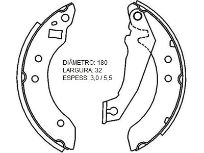 Lona Freio Escort/Verona /92 Varga (Patim)