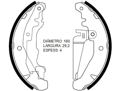 Lona freio palio siena teves patim